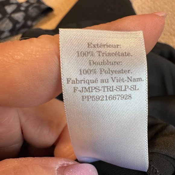 Everlane Japanese GoWeave Slip Jumpsuit Black Size 8 #F-JMPS-TRI-SLP-SL - FLAWED - Picture 16 of 16